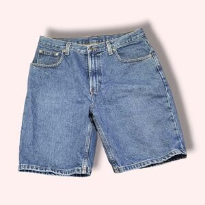 Classic Blue Denim Jean Shorts for Men